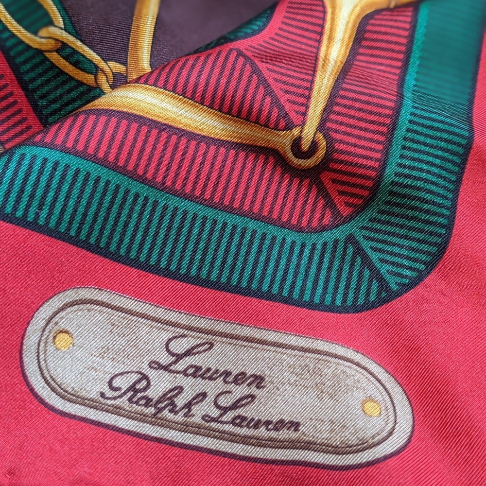 Ralph Lauren Silk Scarves, Square